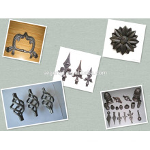 wrought iron railing parts